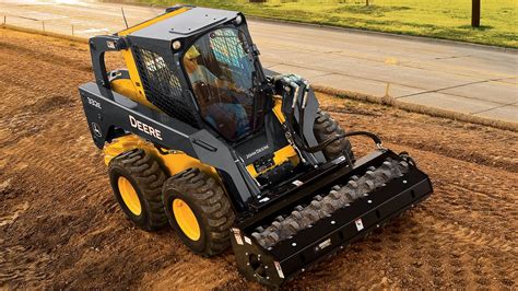 skid steer rolling dirt|bobcat skid steer attachment.